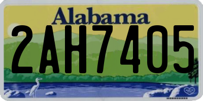 AL license plate 2AH7405