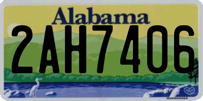 AL license plate 2AH7406