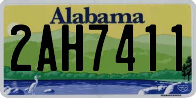 AL license plate 2AH7411