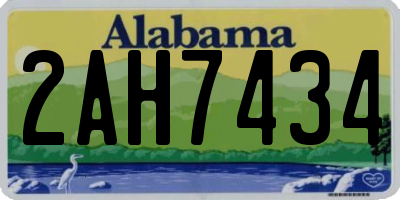 AL license plate 2AH7434
