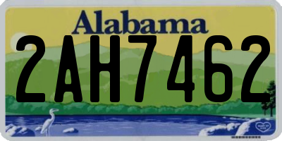 AL license plate 2AH7462