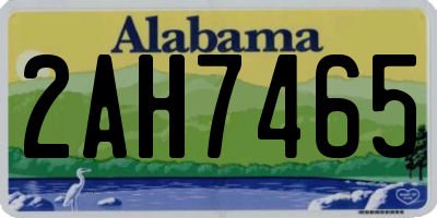 AL license plate 2AH7465