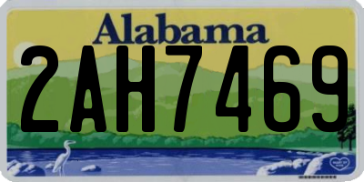 AL license plate 2AH7469