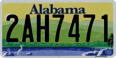 AL license plate 2AH7471