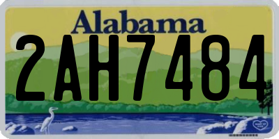 AL license plate 2AH7484