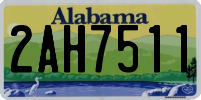 AL license plate 2AH7511