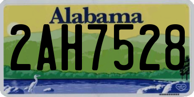 AL license plate 2AH7528