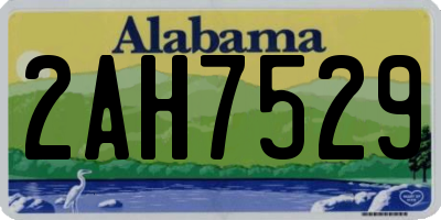 AL license plate 2AH7529