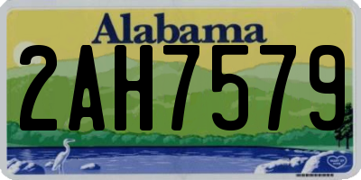AL license plate 2AH7579