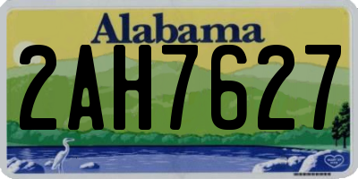 AL license plate 2AH7627