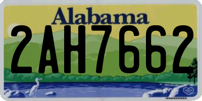 AL license plate 2AH7662