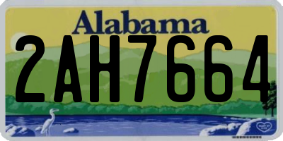 AL license plate 2AH7664