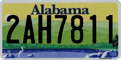 AL license plate 2AH7811