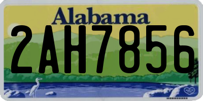 AL license plate 2AH7856