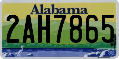 AL license plate 2AH7865