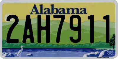 AL license plate 2AH7911