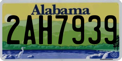 AL license plate 2AH7939