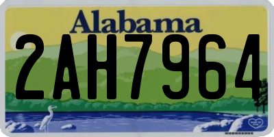 AL license plate 2AH7964