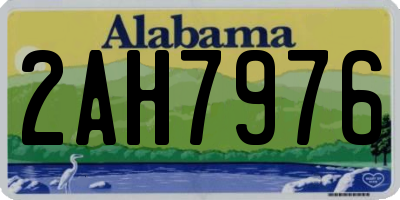 AL license plate 2AH7976