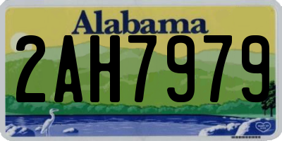 AL license plate 2AH7979