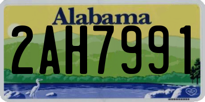 AL license plate 2AH7991