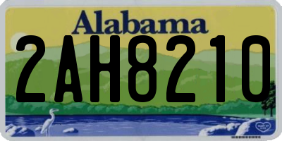 AL license plate 2AH8210