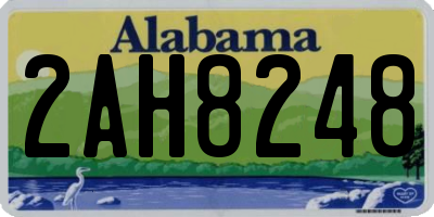 AL license plate 2AH8248