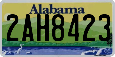 AL license plate 2AH8423