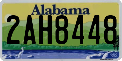 AL license plate 2AH8448