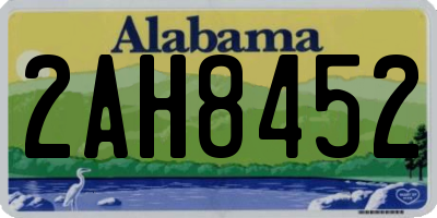 AL license plate 2AH8452