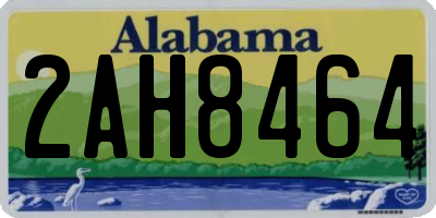 AL license plate 2AH8464