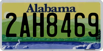 AL license plate 2AH8469