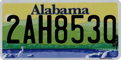 AL license plate 2AH8530