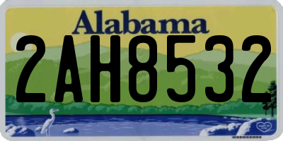 AL license plate 2AH8532