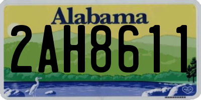 AL license plate 2AH8611