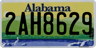 AL license plate 2AH8629