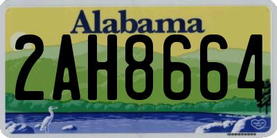 AL license plate 2AH8664