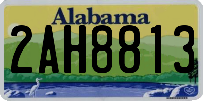 AL license plate 2AH8813