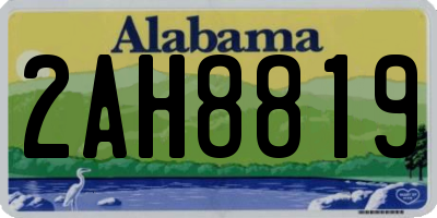 AL license plate 2AH8819