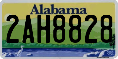 AL license plate 2AH8828