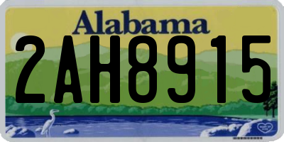 AL license plate 2AH8915