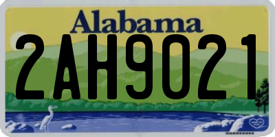 AL license plate 2AH9021