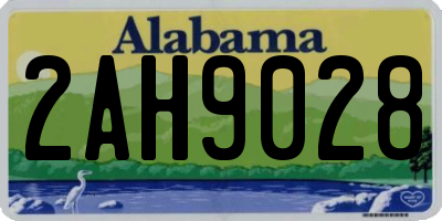 AL license plate 2AH9028