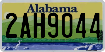 AL license plate 2AH9044