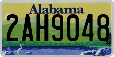 AL license plate 2AH9048