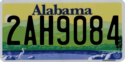 AL license plate 2AH9084