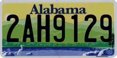 AL license plate 2AH9129