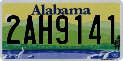 AL license plate 2AH9141