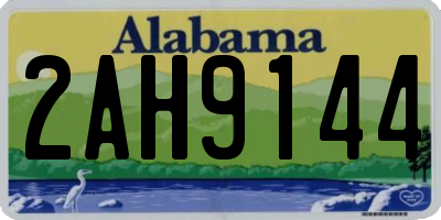 AL license plate 2AH9144