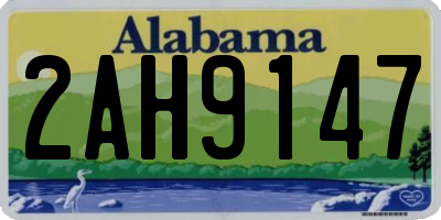 AL license plate 2AH9147